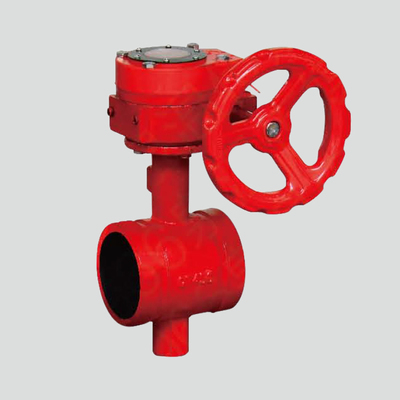 消防蜗轮沟槽信号蝶阀